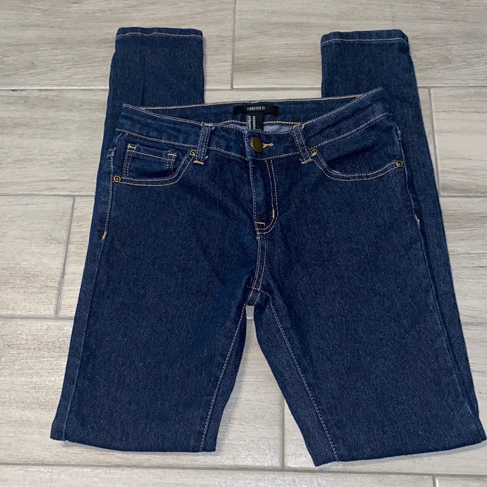 Forever 21 Girls Straight-Leg Jeans-Kids US Sz 24